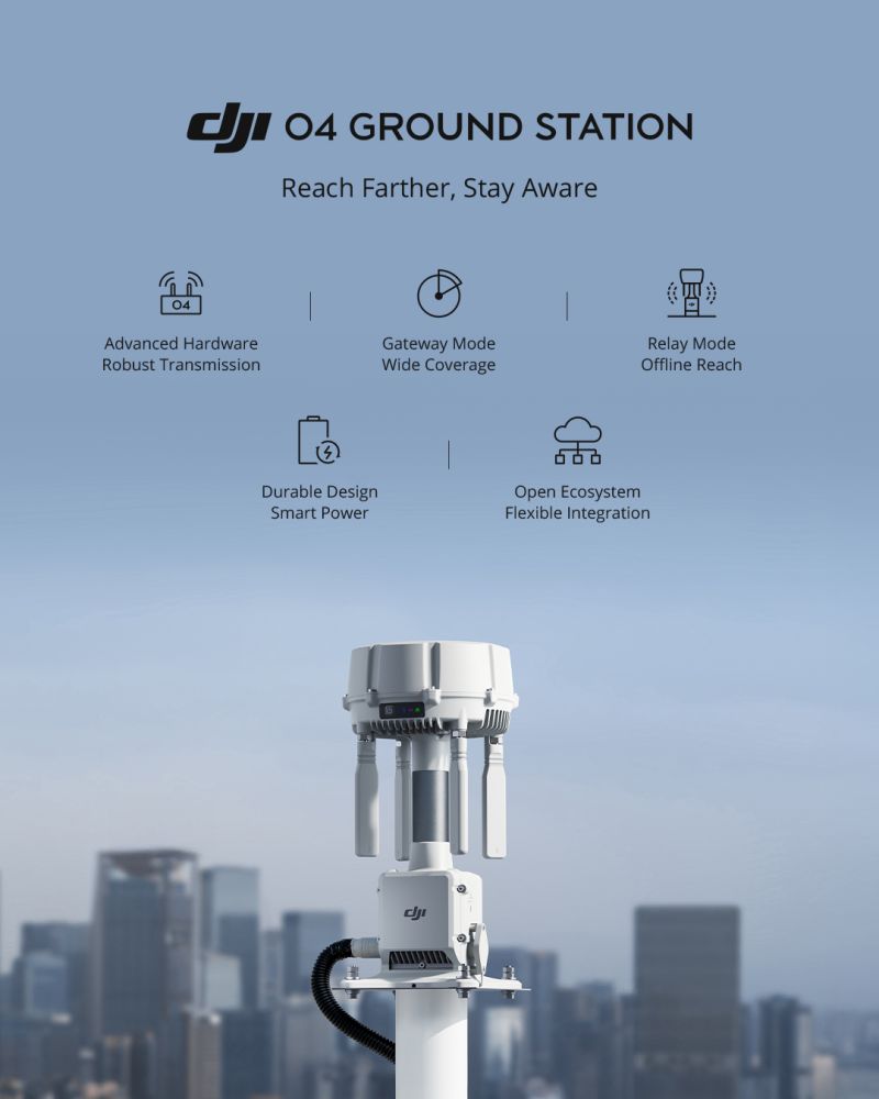 DJI Introduces O4 Ground Station with Up to 40 km Drone Range