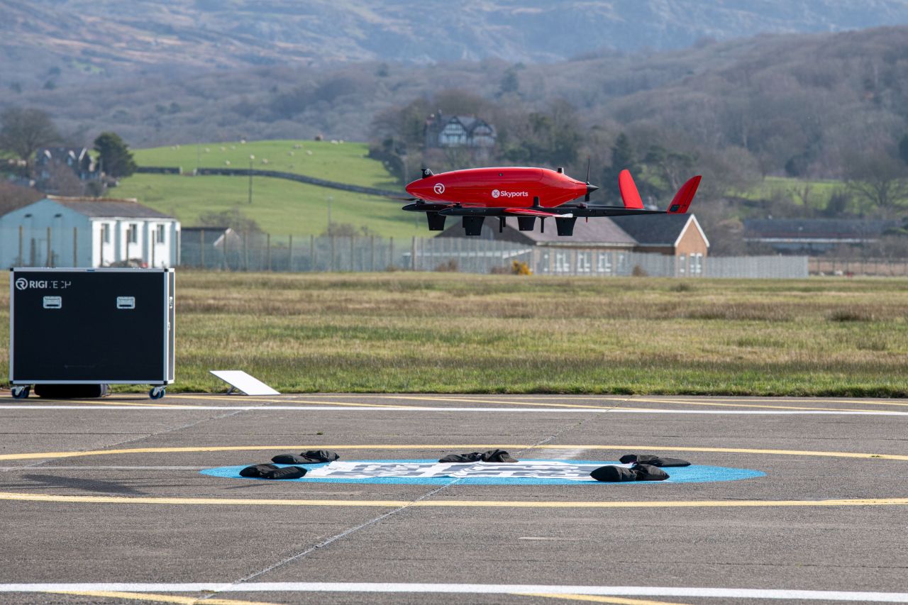 Skyports Drone Services Conducts Flight Tests for “Project Heart of the Dragon” at Snowdonia Aerospace Centre
